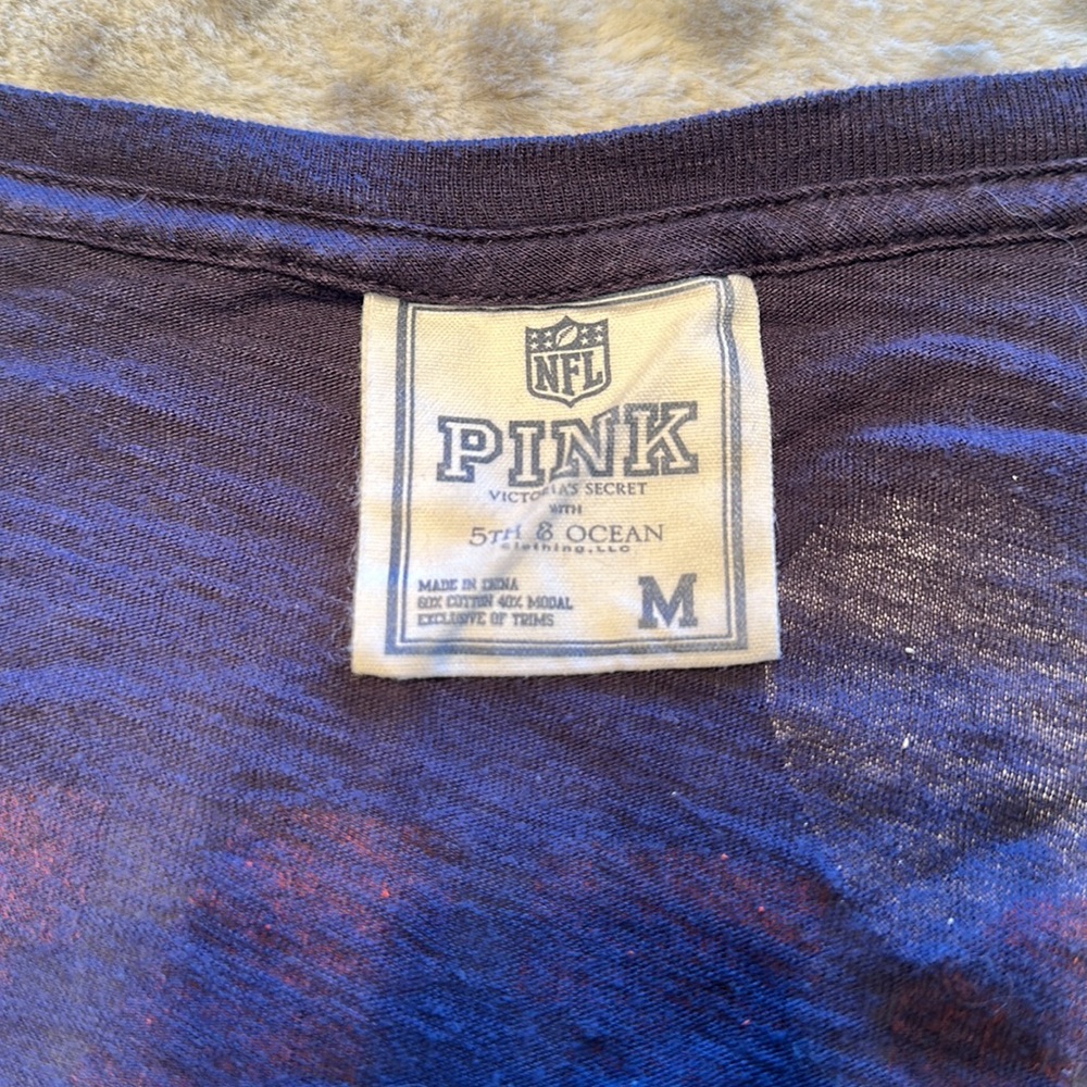 PINK NFL By Victoria’s Secret Oversized Chicago Bears Shirt - Picture 4 of 7